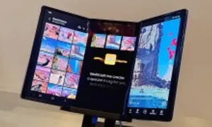 Smartphone gập ba của Samsung 'ra mắt năm nay, giá siêu cao' Smartphone gập ba của Samsung 'ra mắt năm nay, giá siêu cao'