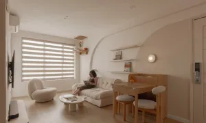 Cải tạo căn hộ 58 m2 thành nơi ở tiện nghi cho vợ chồng trẻ Cải tạo căn hộ 58 m2 thành nơi ở tiện nghi cho vợ chồng trẻ